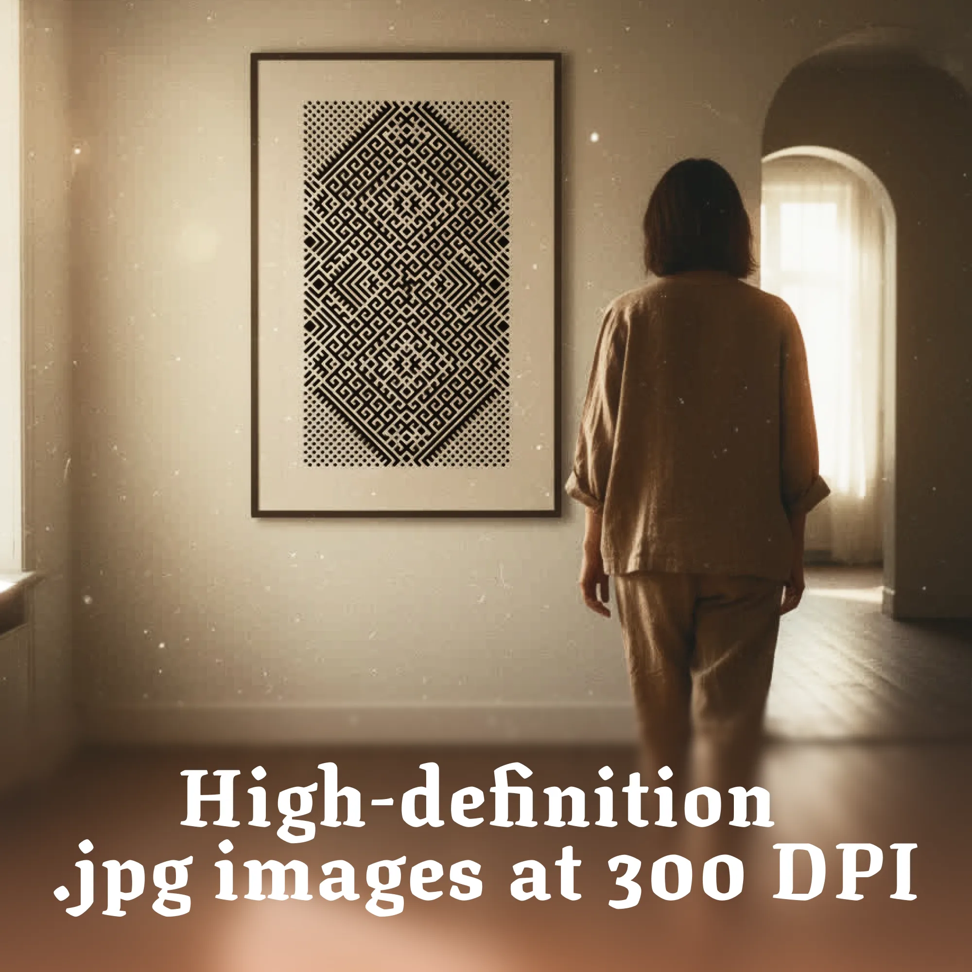 AŠIS I - Simboliškas lietuviškų raštų paveikslas iš medžio - Image 2