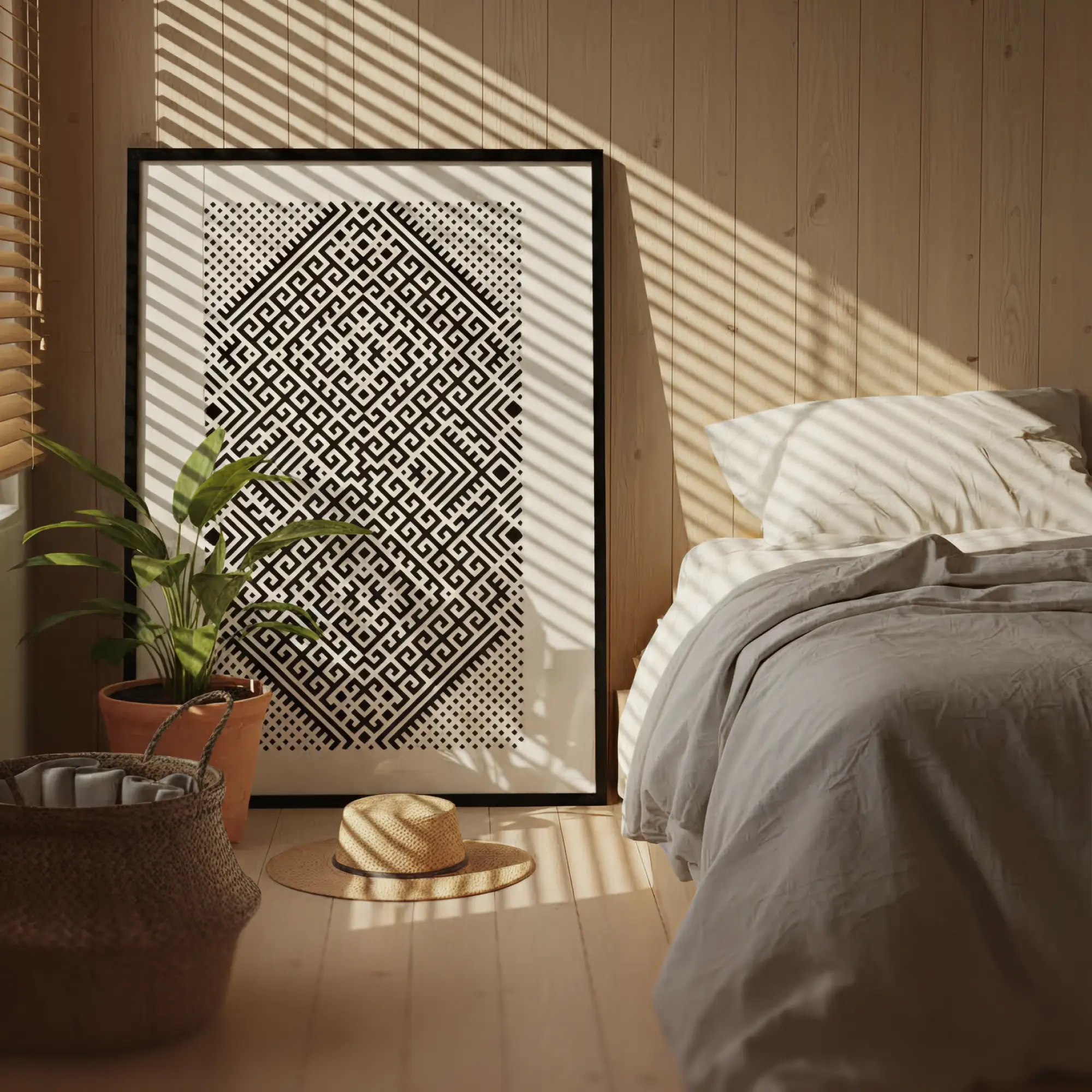 AŠIS I - Simboliškas lietuviškų raštų paveikslas iš medžio - Image 5