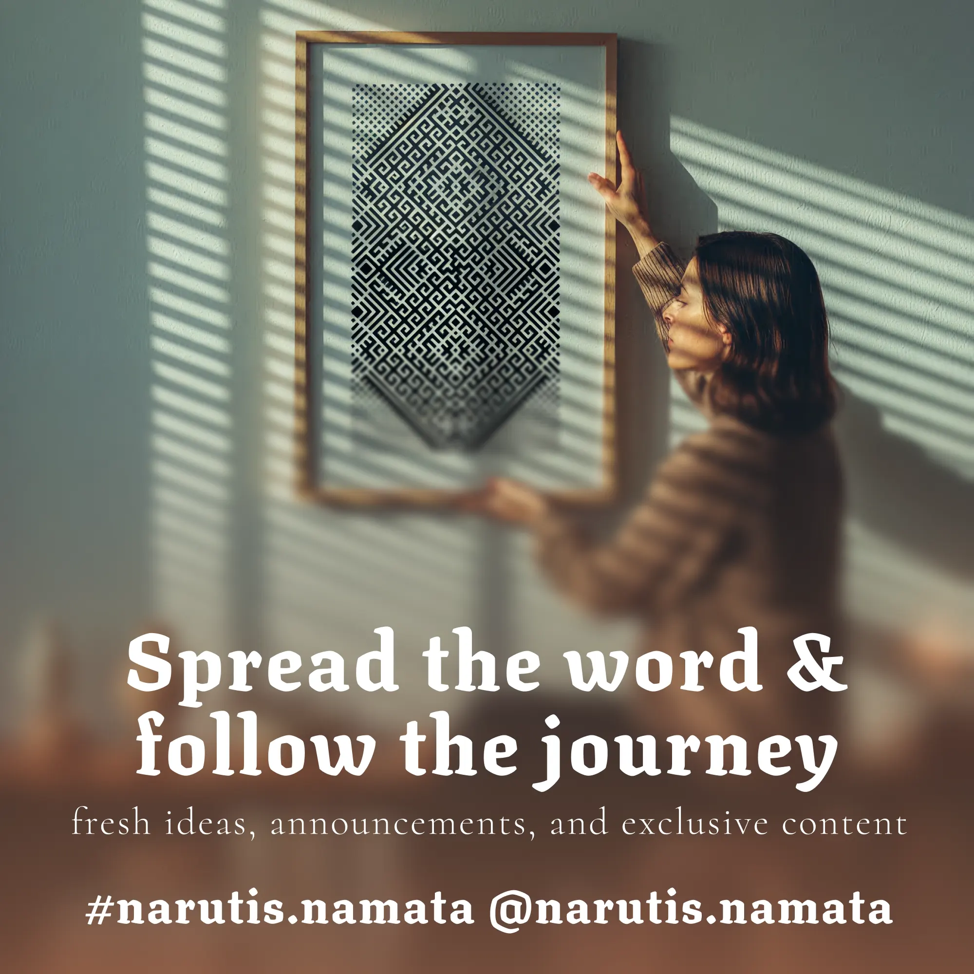 AŠIS I - Simboliškas lietuviškų raštų paveikslas iš medžio - Image 8